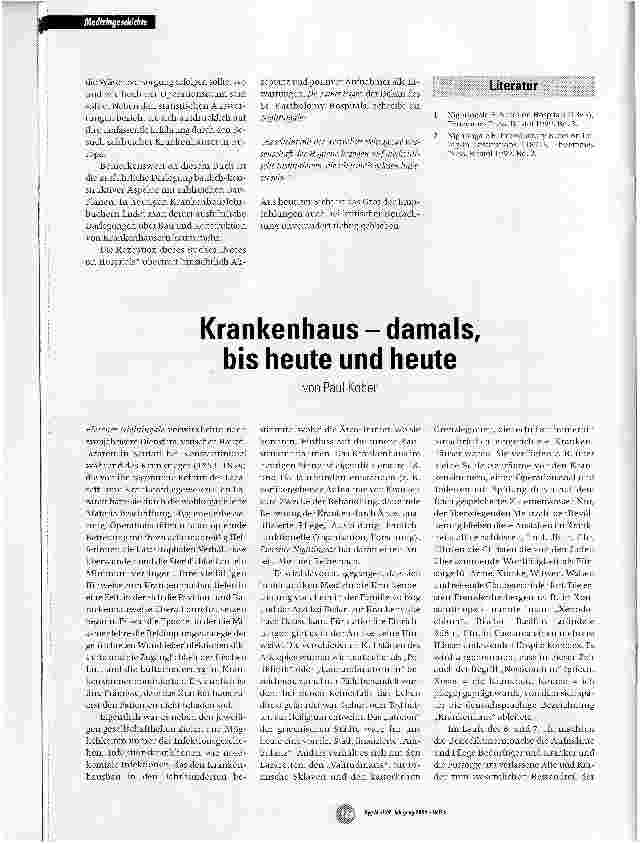 Vorschauseite 3: Florence Nightingale und die KrankenhaushygieneTeil 3: Baulich-funktionelle Kriterien in Krankenhäusern