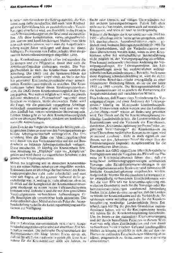 Vorschauseite 6: Auswirkungen der BPlfV auf die Krankenhauspolitik der Länder
