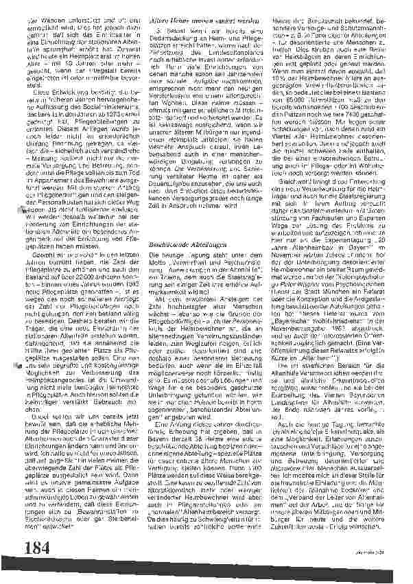 Vorschauseite 3: Bayerns Altenpolitik