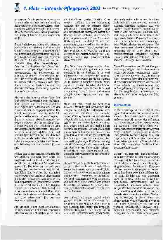 Vorschauseite 2: Pflegen mit AngehörigenPlädoyer für die Integration naher Angehöriger in die Intensivpflege erwachsener Patienten
