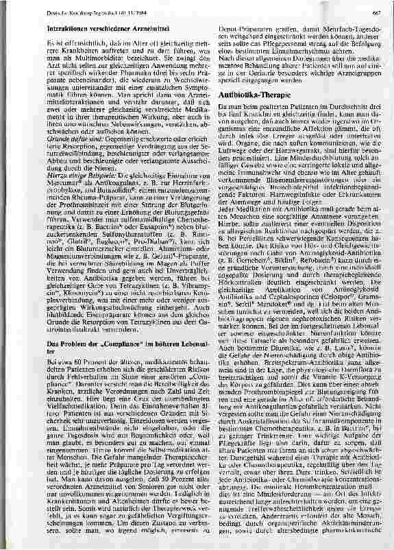 Vorschauseite 3: Arzneimittelwirkung beim alten Menschen