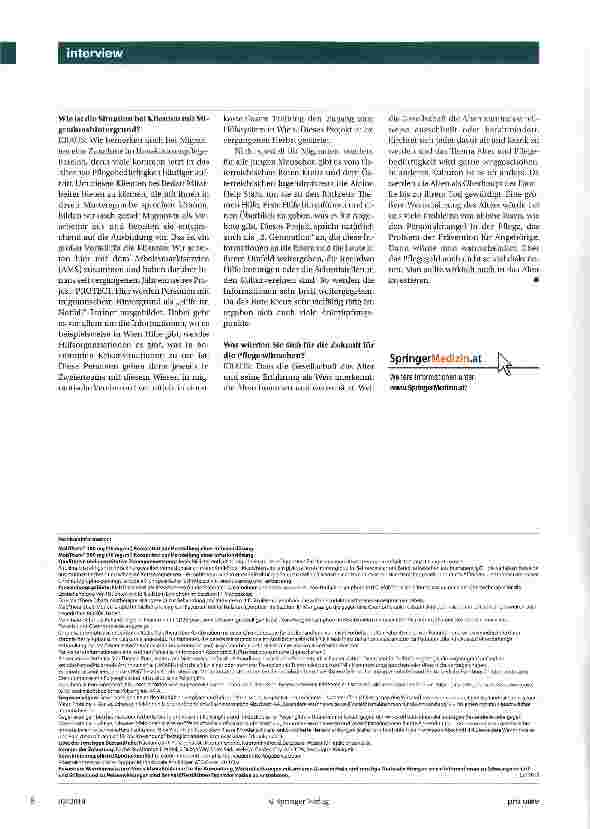 Vorschauseite 3: Daheim pflegen mit flexiblen Angeboten