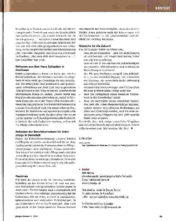 Vorschauseite 6: Naturerleben öffnet neue Türen
