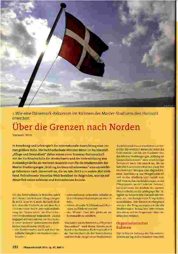 Vorschauseite 1: Über die Grenzen nach Norden