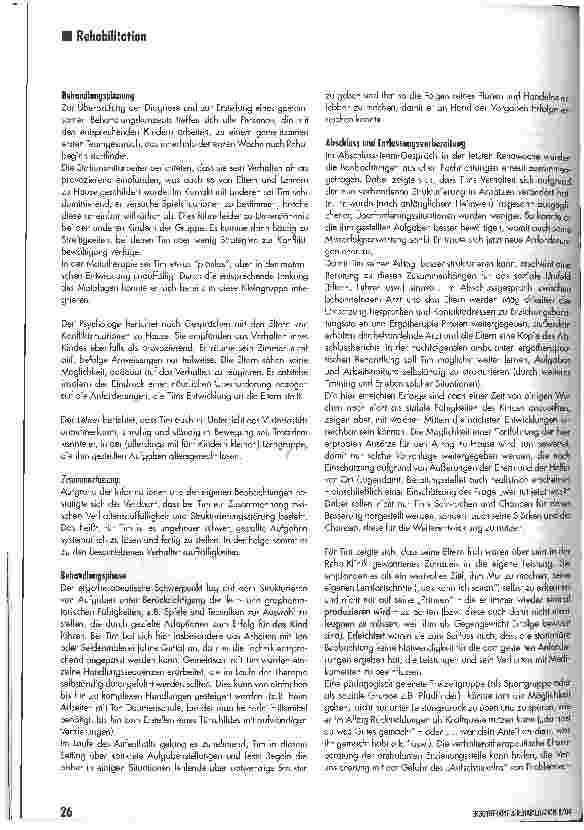 Vorschauseite 4: Gesund werden mit SpaßErgotherapie in der Kinderund Jugendrehabilitation