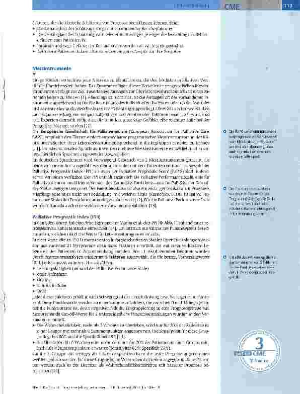 Vorschauseite 4: Prognosestellung bei schwer kranken Menschen
