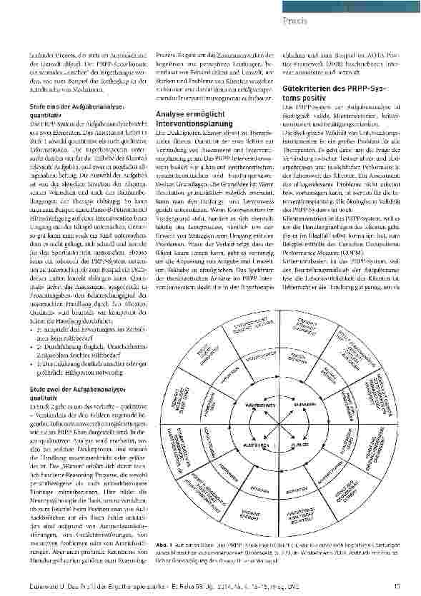 Vorschauseite 2: Das Profil der Ergotherapie stärken
