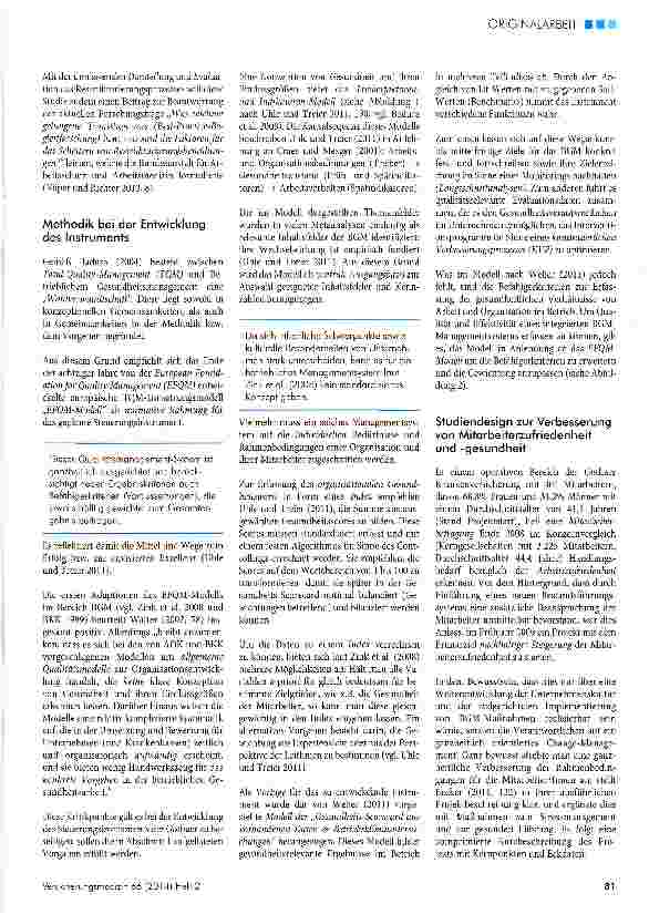 Vorschauseite 3: Entwicklung eines Instruments zur Bedarfsermittlung und zum Monitoring im Betrieblichen Gesundheitsmanagement (BGM) eines Versicherungskonzerns