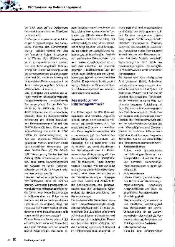 Vorschauseite 4: Professionelles Rehamanagement