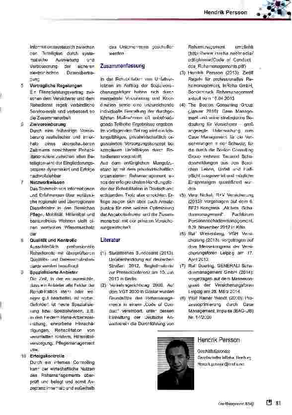 Vorschauseite 5: Professionelles Rehamanagement
