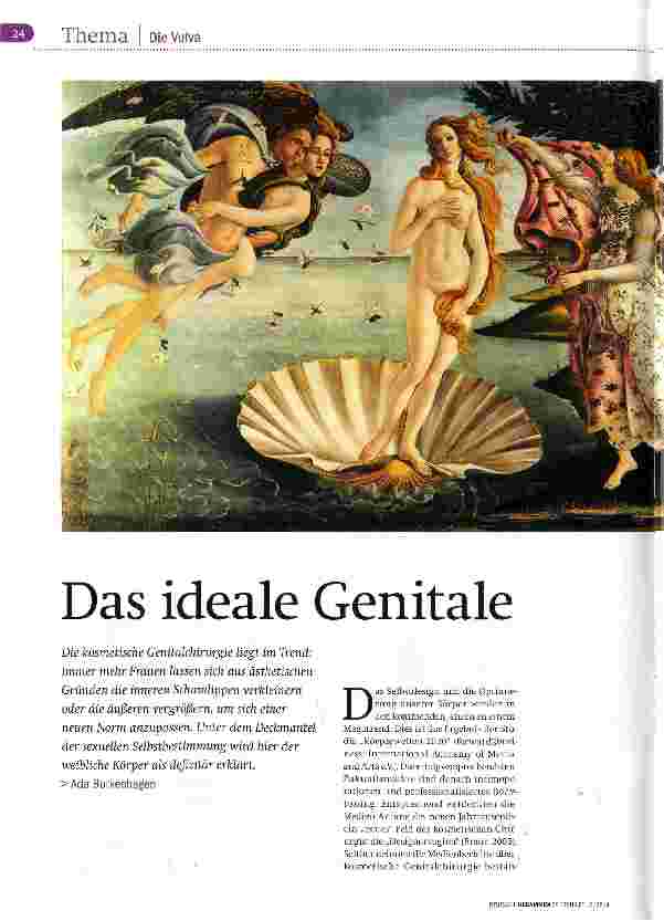 Vorschauseite 1: Das ideale Genitale