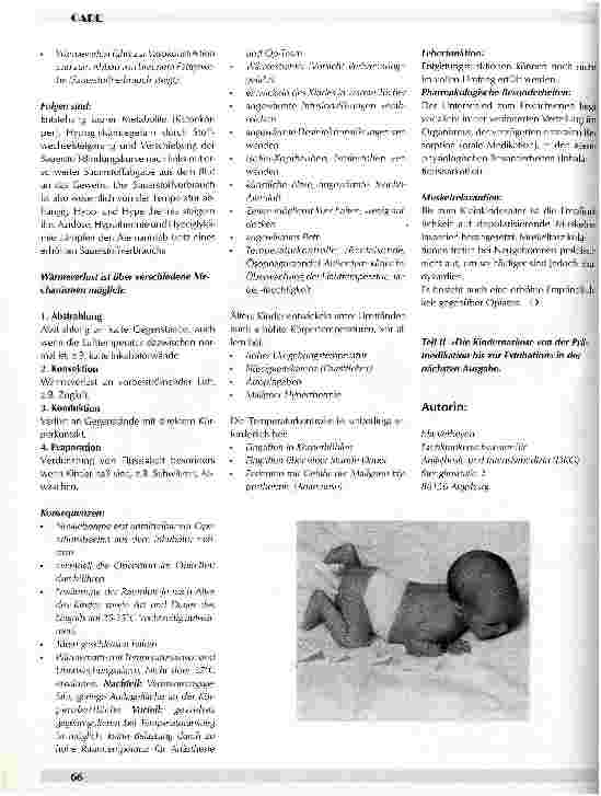 Vorschauseite 3: Besonderheiten in der Kinderanästhesie; Teil 1: Wesentliche Grundlagen