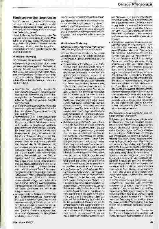 Vorschauseite 4: Sinn-Erfahrungen Chancen und Grenzen bei Betroffenen und Helfenden