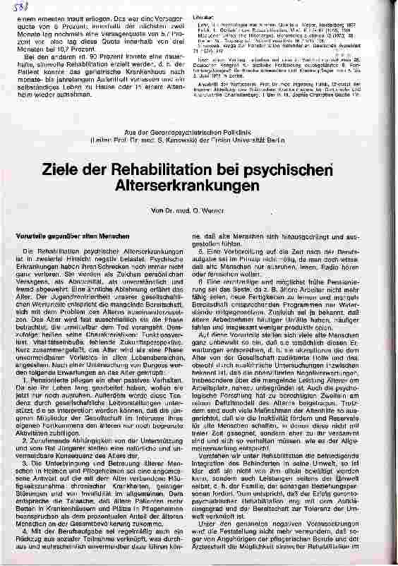 Vorschauseite 3: Rehabilitation in der Geriatrie