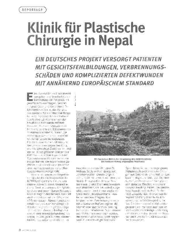 Vorschauseite 1: Klinik für Plastische Chirurgie in Nepal