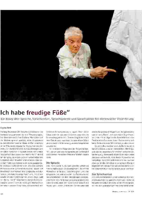 Vorschauseite 1: Ich habe freudige Füße
