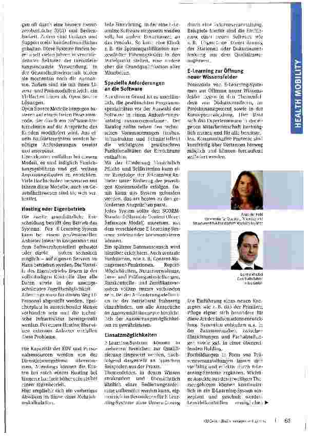 Vorschauseite 2: E-Learning-Systeme im Gesundheitswesen