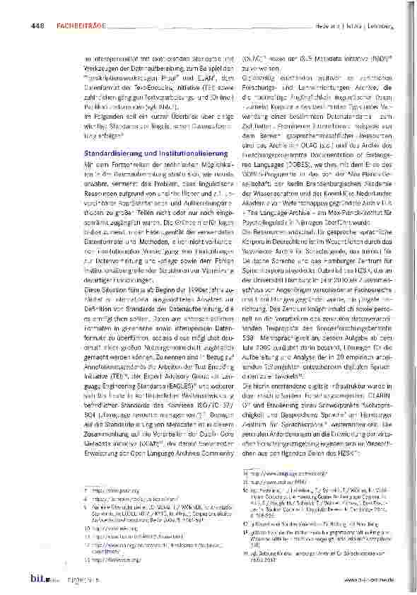 Vorschauseite 3: Vernetzung statt Vereinheitlichung Digitale Forschungsinfrastrukturen in den Geisteswissenschaften