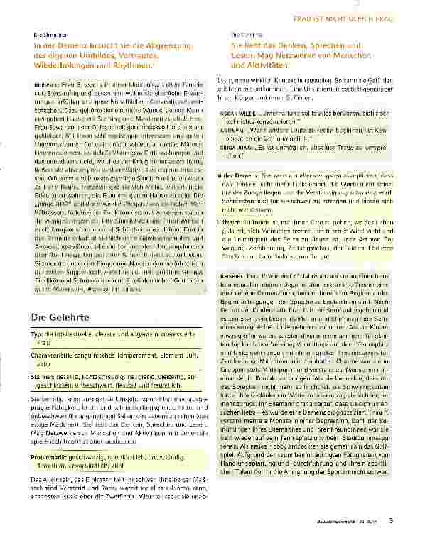 Vorschauseite 3: Frau ist nicht gleich Frau