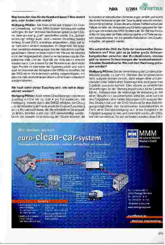 Vorschauseite 3: Schaltjahr 2005 - Start der Konvergenzphase -die Ruhe vor dem Sturm