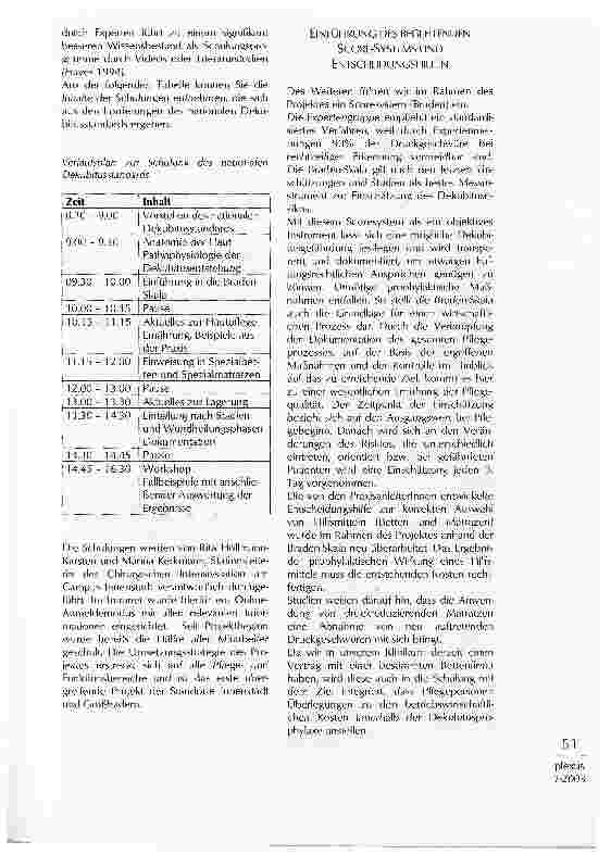Vorschauseite 2: IMPLEMENTIERUNG DES NATIONALEN DEKUBITUSSTANDARDS AM KLINIKUM DERUNIVERSITÄT MÜNCHEN
