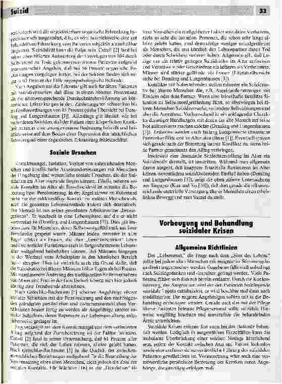 Vorschauseite 3: Suizidalität im Alter