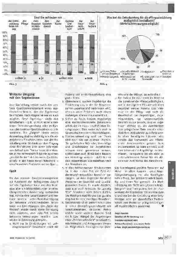 Vorschauseite 4: Unter der Lupe: Die Meinung der Angehörigen