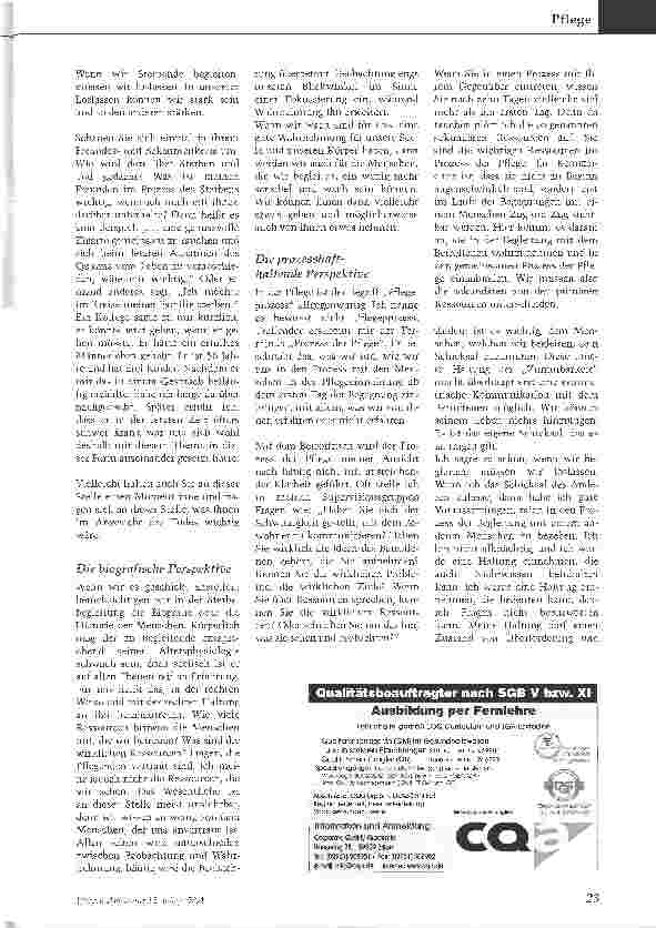 Vorschauseite 2: Sterbende Menschen begleitenWarum der Blick auf die Bedürfnisse des Patienten oft verstellt ist