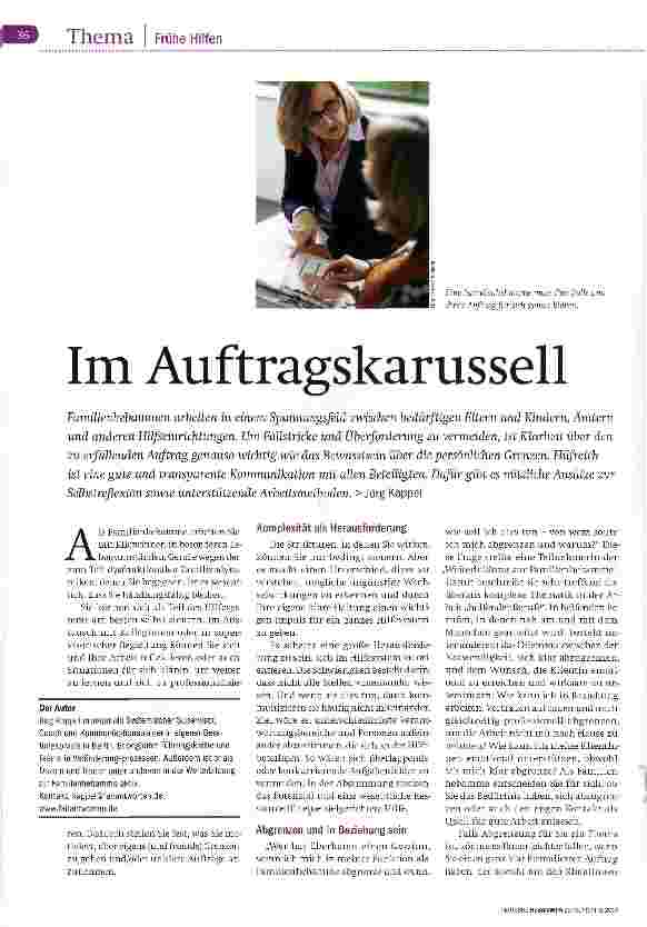 Vorschauseite 1: Im Auftragskarussell
