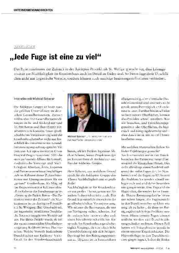 Vorschauseite 1: „Jede Fuge ist eine zu viel
