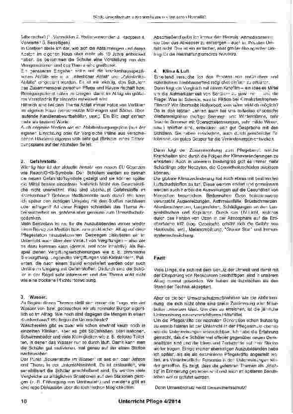 Vorschauseite 3: Umweltschutz in Krankenhäusern - fast schon Normalität