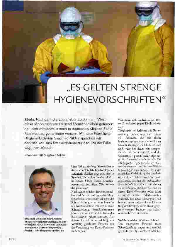 Vorschauseite 1: ES GELTEN STRENGE HYGIENEVORSCHRIFTEN