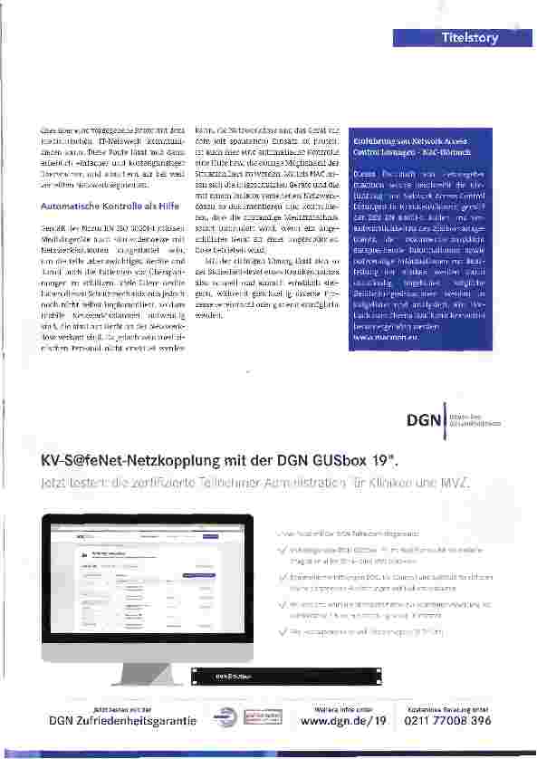 Vorschauseite 2: Schutz von Patienten durch Schutz der IT