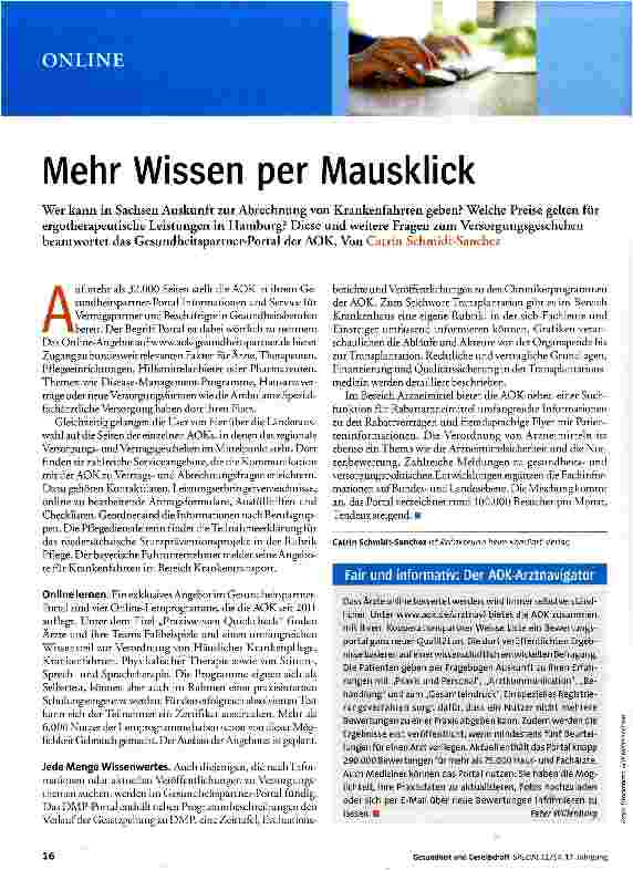 Vorschauseite 1: Mehr Wissen per Mausklick