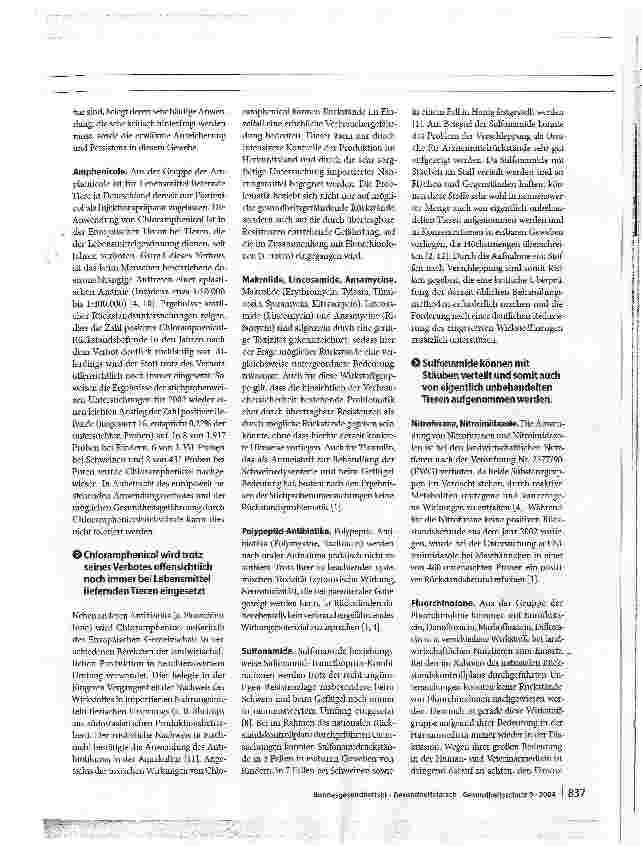 Vorschauseite 4: Einfluss pharmakologisch aktiver Substanzen auf Lebensmittelsicherheit