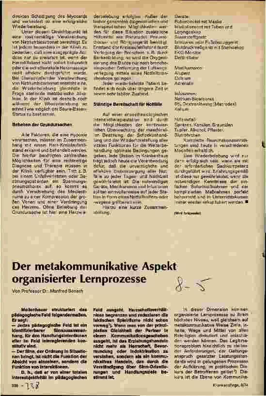 Vorschauseite 2: Wiederbelebung im Krankenhaus