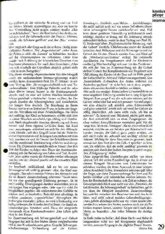 Vorschauseite 2: Unterleib und Seele die Psychosomatik stellt Verbindung her