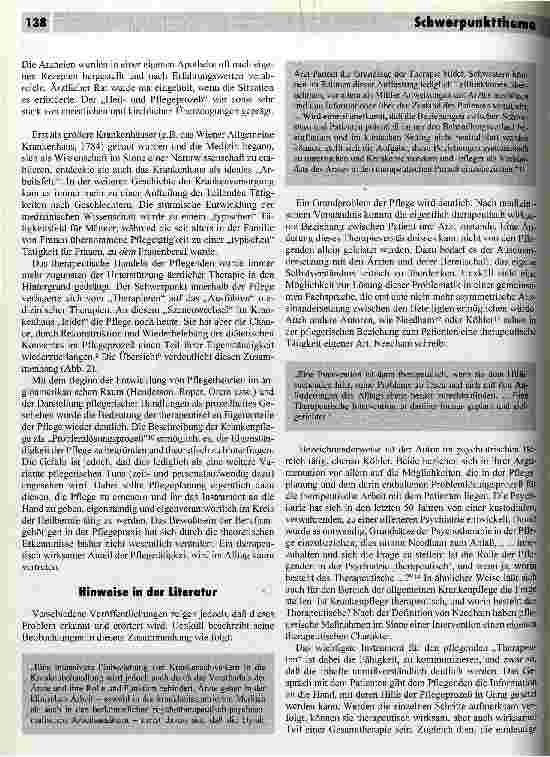 Vorschauseite 2: Therapeutische Aufgabe und Beziehungsarbeit in der Krankenpflege