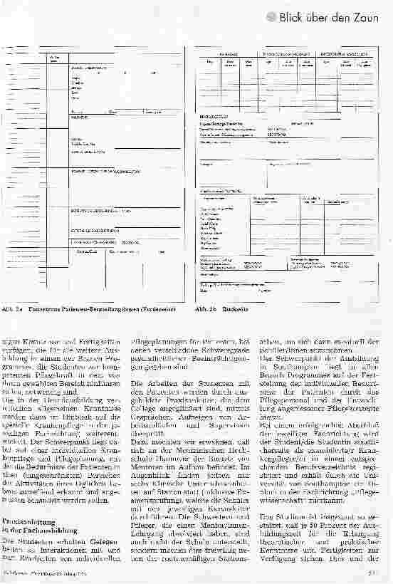 Vorschauseite 4: Krankenpflegeausbildung in England Reisebericht einer SchülerInnengruppe der MHH Hannover