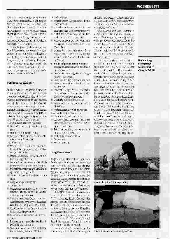 Vorschauseite 2: Rückbildung mit Feingefühl