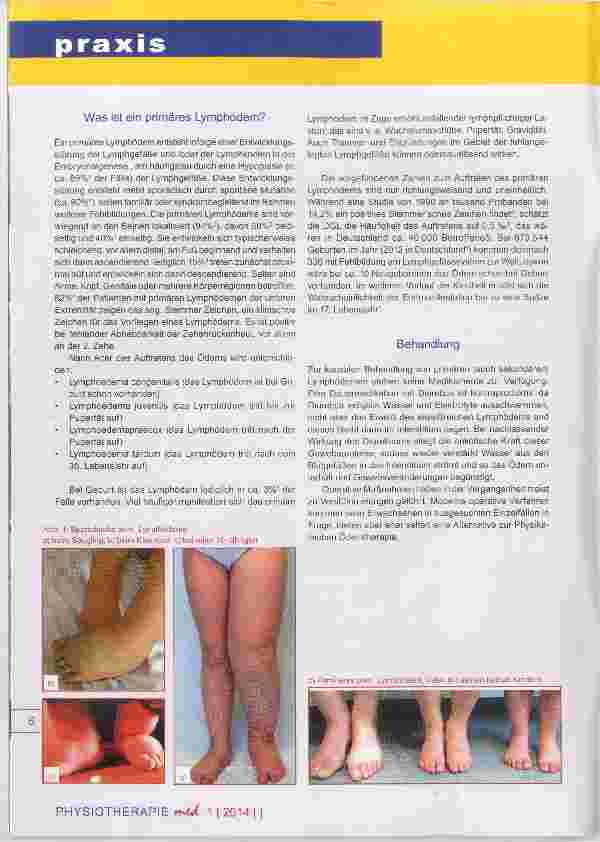 Vorschauseite 2: Physikalische Ödemtherapie im Kindesalter