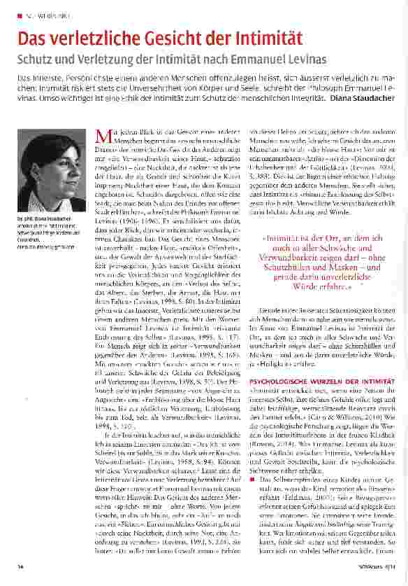 Vorschauseite 1: Das verletzliche Gesicht der Intimität