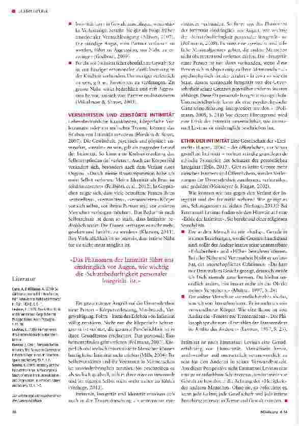 Vorschauseite 3: Das verletzliche Gesicht der Intimität