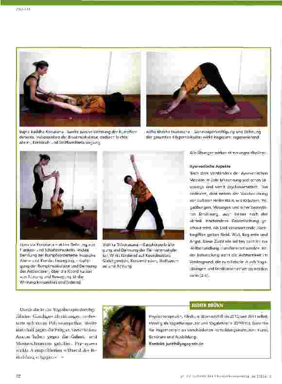 Vorschauseite 3: Yogatherapie in der Nachsorge nach einer Brustkrebserkrankung