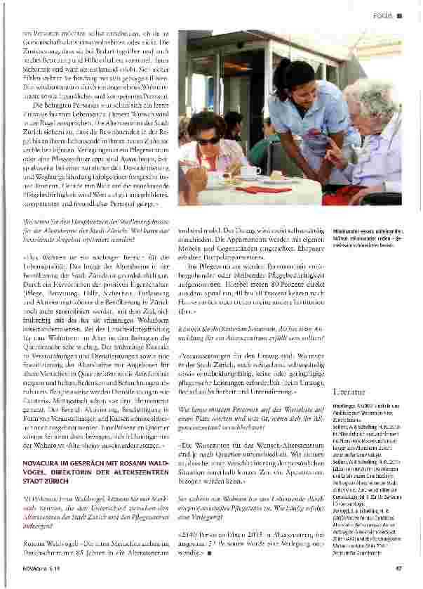 Vorschauseite 4: «Im Alter ziehe ich (nie und nimmer) in ein Altersheim»