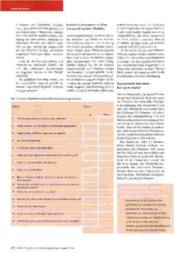 Vorschauseite 4: Assessment in der Geriatrie und Notaufnahme