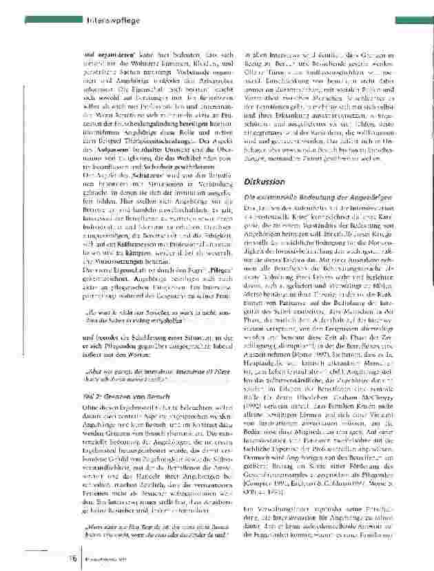 Vorschauseite 5: Ohne Familie gehts nichtDie Bedeutung von Angehörigen für Patientinnen und Patienten auf Intensivstationen