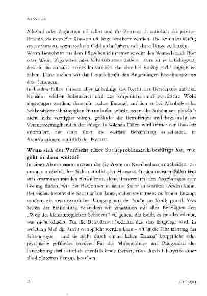 Vorschauseite 2: VORURTEILE GEGENÜBER SUCHT IM ALTER ABBAUEN -DIE GRUNDHALTUNG DER PFLEGENDEN VERÄNDERN