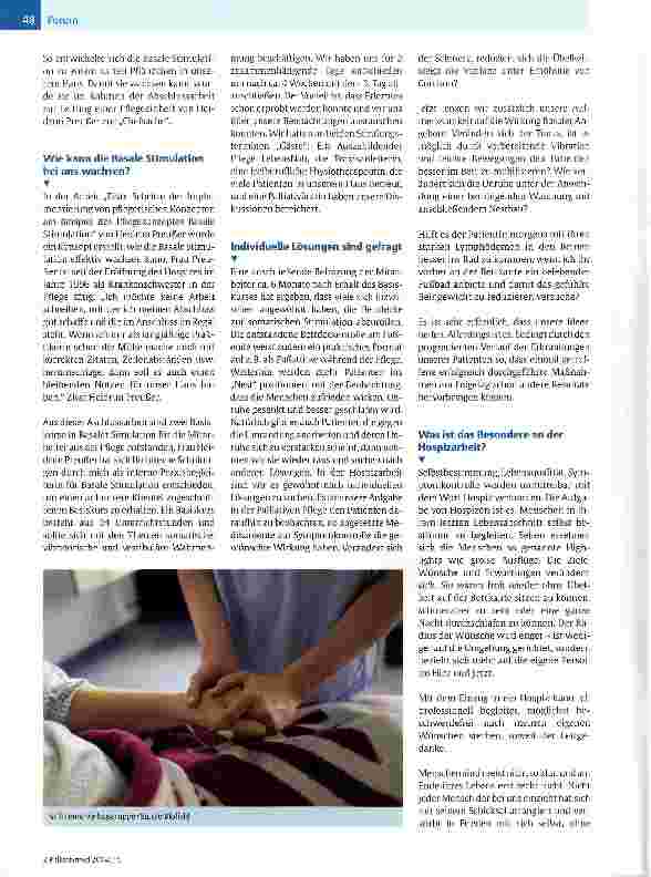 Vorschauseite 2: Basale Stimulation