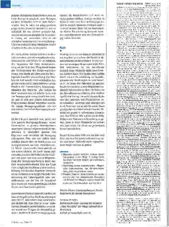 Vorschauseite 4: Basale Stimulation